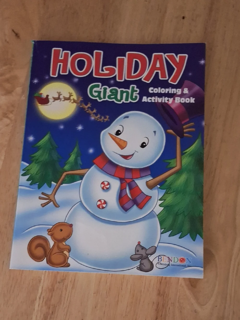 Holiday Giant Coloring & Activity Book - Blue Cover